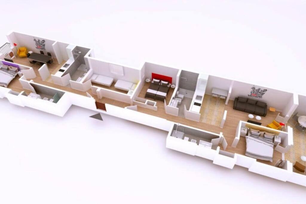Perfectly Located 4Bed 4Bath Apartment In Barcelona 3 1 Exterior foto